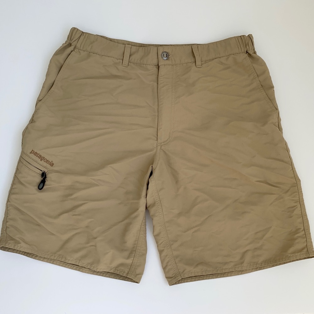 Patagonia Men’s Tan Cargo Hiking Shorts